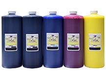 5x1L PREMIUM PIGMENTED Ink (Black, Cyan, Magenta, Yellow, Gray) for converted EPSON ET-8500, ET-8550 printers