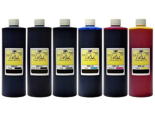 6x500ml Ink for EPSON EcoTank Printers using 552 ink