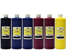 6x500ml PREMIUM PIGMENTED Ink (Black, Cyan, Magenta, Yellow, Gray, Red) for converted EPSON XP-15000 printers