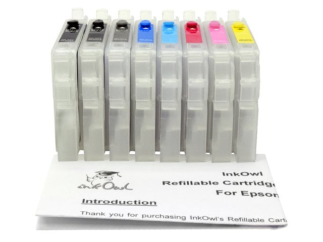 Bedelen Handschrift woordenboek Easy-to-refill Cartridge Pack for EPSON (T0341-T0348) - InkOwl