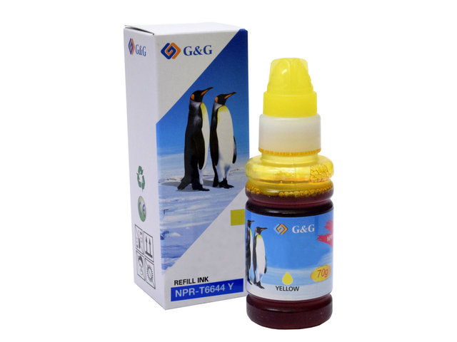 G&G Compatible Ink Bottle to replace Epson 664 YELLOW for - InkOwl