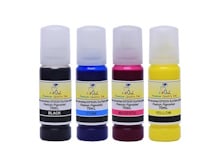 *PIGMENT CONVERSION* 4-Pack Pigment Ink Bottles to Convert EPSON EcoTank printers using 522 ink